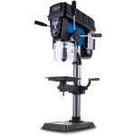 Scheppach perceuse � colonne d'�tabli tbm300vario - 750w - table 240x240 mm - profondeur per�age 80 mm ...