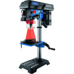 Scheppach - perceuse d'�tabli dp16sl - perceuse � colonne avec �tau - 500w - 5 vitesses pour le bois, ...