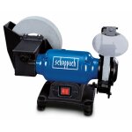 Scheppach touret mixte bg200w - 4903201918?9930 - moteur � induction - 250w - meules �200 mm - pare - ...
