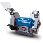 Scheppach - touret mixte sm200l - puissance 500w - pare - �tincelles r�glable - porte - outils r�glables ...