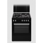 Schneider - scg631cb cuisinire mixte 3 foyers, four 66l convection naturelle catalyse