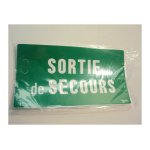 Schneider electric - lot de 10 etiquettes sortie de secours pour baes schneider ova58952