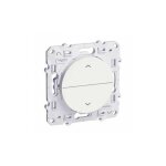 Schneider electric - bouton poussoir odace blanc � 2 boutons mont�e / descente pour volet - schneider ...