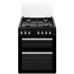 Schneider - scg6dob gazinire 4 foyers gaz + 1 four multifonction convection naturelle