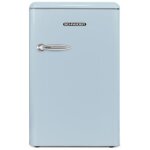 Schneider - sctt115vbl rfrigrateur table top bleu vintage 109l, 88cm froid statique cle