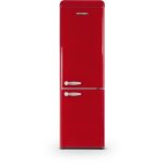 Schneider - sccb250vr r�frig�rateur combin� pose libre rouge 249l cle froid statique