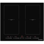 Schneider - scti6042n5 / 1 plaque induction vitrocramique noire 60cm 7400w 4 foyers 2 flexibles