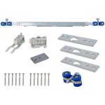 Schulte - syst�me d'amortisseur softclose pour porte coulissante en bois (jusqu'� 80 kg)