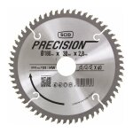 Scid - lame au carbure pour scie circulaire epaisseur 2, 8 mm - 60 dents - diam�tre 180 mm - al�sage ...