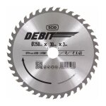 Scid - lame au carbure pour scie � onglet epaisseur 3 mm - 40 dents - diam�tre 250 mm - al�sage 30 mm ...