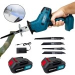 Teetok - scies alternatives, scie sabre d'lagage lectrique sans fil, pour jardin, mtal, bois, tuyaux ...