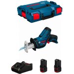 Bosch professional - scie sans fil gsa 12v - 14 professional bosch 2x batteries 3, 0 ah + chargeur en ...