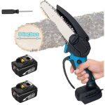 Scie à chaîne électroportative, mini tronçonneuse sans fil 6 ', scies à chaîne électrique, petite tronçonneuse ... Scie à chaîne électroportative, mini tronçonneuse sans fil 6 ', scies à chaîne électrique, petite tronçonneuse ...