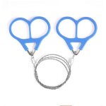 Scie � chantourner � deux doigts 3 pi�ces ? outil de survie portable ? corde de survie en milieu sauvage ...