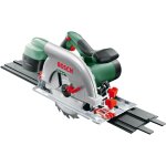 [jamais utilise] scie circulaire manuelle bosch pks 66 af (1600 watts, avec rail de guidage, plage de ...