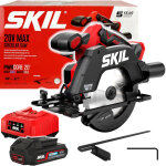 Scie circulaire sans fil skil 20v 3551 cb 165mm + rail (sans batterie)