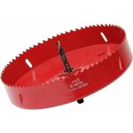 Scie cloche 180 mm, acier rapide hss m42 bi - m�tal, fraise � trous avec tige hexagonale et foret pour ...