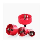 Scie cloche 80mm m42 avec hexagonale adaptateur pour fer aluminium, cloison sche, tuyau, plastique mtaux ...