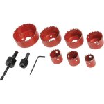 Scies cloches assorties 10 pices silverline 633479