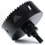 Scie cloche bi - mtal 120 mm, m42 hss bimtallique scie trpan avec foret de centrage pour robuste perceuse ...