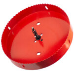 Scie cloche bi - m�tal � 150 mm , acier rapide hss m42, avec tige hexagonale et foret pour aluminium, ...