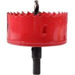 Scie cloche bi - m�tal 80mm, scie tr�pan pour fer, alm, bois, cloison s�che, tuyau, plastique, panneau ...