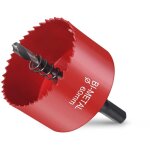Scie cloche bi - m�tal, scie cloche bois �60mm, scie tr�pan avec adaptateur hexagonal et foret de centrage, ...