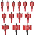 Scie cloche bi - m�tal, coffret de scie tr�pan 13 pcs avec 13 mandrins, 13 cl� hexagonale et 13 ressorts, ...