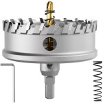 Scie cloche bimtallique en carbure t. c. t robuste de qualit industrielle coupe trou en acier inoxydable ...