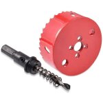 Scie - cloche bimtallique(m42 hss) - robuste pour bois aluminium fer plastique, 100mm