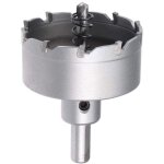 Scie cloche carbure tr�pan scie � trou 60mm diam�tre de coupe pour 0. 5mm - 3mm acier inox 5mm m�tal ...