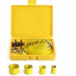 Scie cloche coffret, scies cloches trepan Ø19127mm kit complet dans un écrin avec des mandrins et des ... Scie cloche coffret, scies cloches trepan Ø19127mm kit complet dans un écrin avec des mandrins et des ...