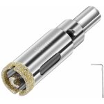 Scie cloche diamant 18 mm, foret diamant avec foret guidage central, scie cloche carrelage avec revêtement ... Scie cloche diamant 18 mm, foret diamant avec foret guidage central, scie cloche carrelage avec revêtement ...