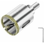 Scie cloche diamant 35 mm, foret diamant avec foret guidage central, scie cloche carrelage avec rev�tement ...