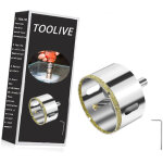 Scie cloche diamant 68 mm, foret diamant avec foret guidage central, scie cloche carrelage avec rev�tement ...