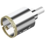 Scie cloche diamant�e 40mm avec foret guidage de centrage, scie cloche carrelage avec rev�tement diamant, ...