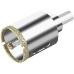Scie cloche et forets diamant�s, scie cloche diamant�e de 40 mm avec guide de centrage, scie cloche � ...