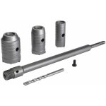 Scie  cloche trpan, 30mm, 40mm, 50mm set de scies cloches , trpan bton 350 mm sds plus tige d'extension ...