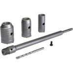 Scie � cloche tr�pan, �30mm, 40mm, 50mm set de scies cloches , tr�pan b�ton 350 mm sds plus tige d'extension ...