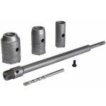 Scie  cloche trpan, 30mm, 40mm, 50mm set de scies cloches , trpan bton 350 mm sds plus tige d'extension ...