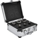 Scie cloche et tr�pan, scie cloche 6pcs coffret de scie trepan 6, 8, 10, 20, 32 et 38 mm - rosvola