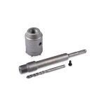 Scie  cloche trpan bton 50mm avec adaptateur sds plus 110 mm + foret hlicodal + vis de positionnement, ...