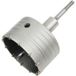 Scie � cloche tr�pan b�ton avec adaptateur sds plus 110 mm, pour brique b�ton ciment pierre (100mm + ...