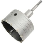 Scie � cloche tr�pan b�ton avec adaptateur sds plus 110 mm, pour brique b�ton ciment pierre (100mm + ...