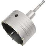 Scie � cloche tr�pan b�ton avec adaptateur sds plus 110 mm, pour brique b�ton ciment pierre (100mm + ...