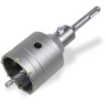 Scie cloche trpan brique 65mm scie cloch trpan bton couronne de forage 8x110mm avec adaptateur sds ...