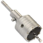 Scie cloche tr�pan carbure d. 68 mm x l. 160 mm sds + pour b�ton, pierre omnivor