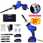 Dayplus - scie � mouvement alternatif sans fil, scie �lectrique sans fil avec batterie 2pcs 1. 5ah pour ...