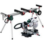 Scie � onglets metabo kgs 315 plus set avec socle de machine ksu 401