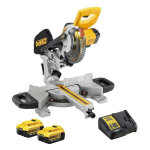 Dewalt - scie à onglet radiale 18v xr Ø184 mm (2x4, 0 ah) dcs365m2 Dewalt - scie à onglet radiale 18v xr Ø184 mm (2x4, 0 ah) dcs365m2